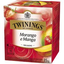 COD 7814 CHA DE MORANGO MANGA  SACHE 10 GR TWININGS